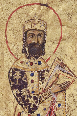 A hand drawn photo of Alexios I Komnenos. 